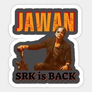 Shahrukh Khan Jawan Movie shirt Sticker